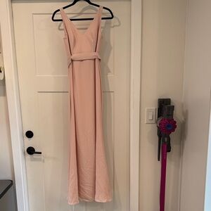 White by Vera Wang Blush Maxi Dress